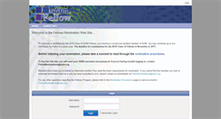 Desktop Screenshot of nominatefellows.siam.org